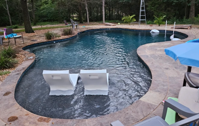 Pool completed work.