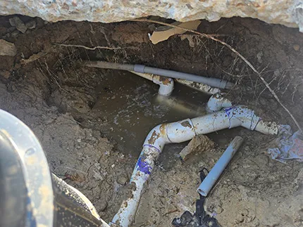 Pool restoration before photo