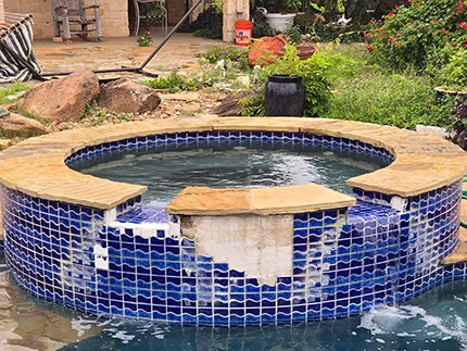 Pool restoration before photo